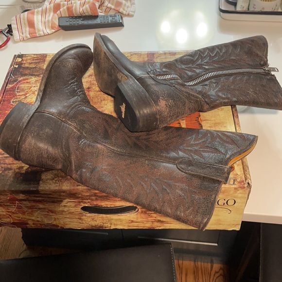 Classic Old Gringo brown Razz boots - Picture 3 of 11